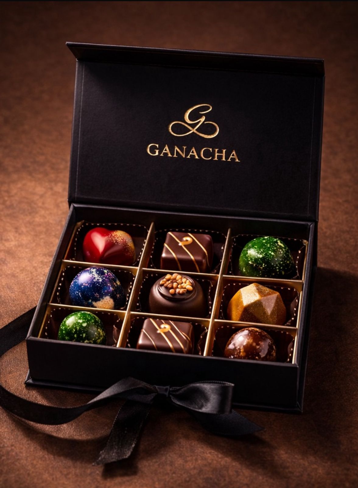 Ganacha Signature Bonbon Box – 9 pc